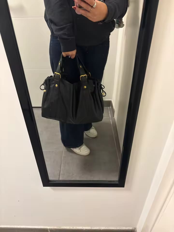 Customer photo review of NWAE - Sac à Main en Cuir Large