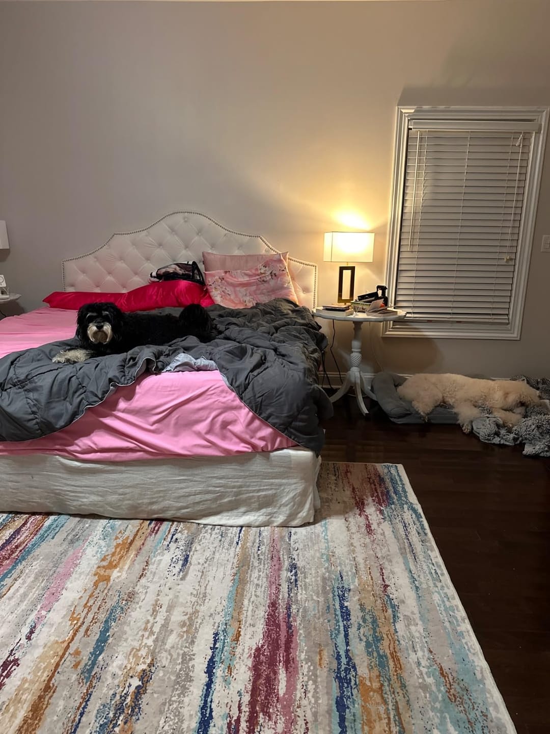 Customer photo review of Dawn Washable Area Rug - Colorful