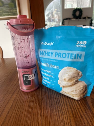 Customer photo review of Gourmet Whey Protein Powders