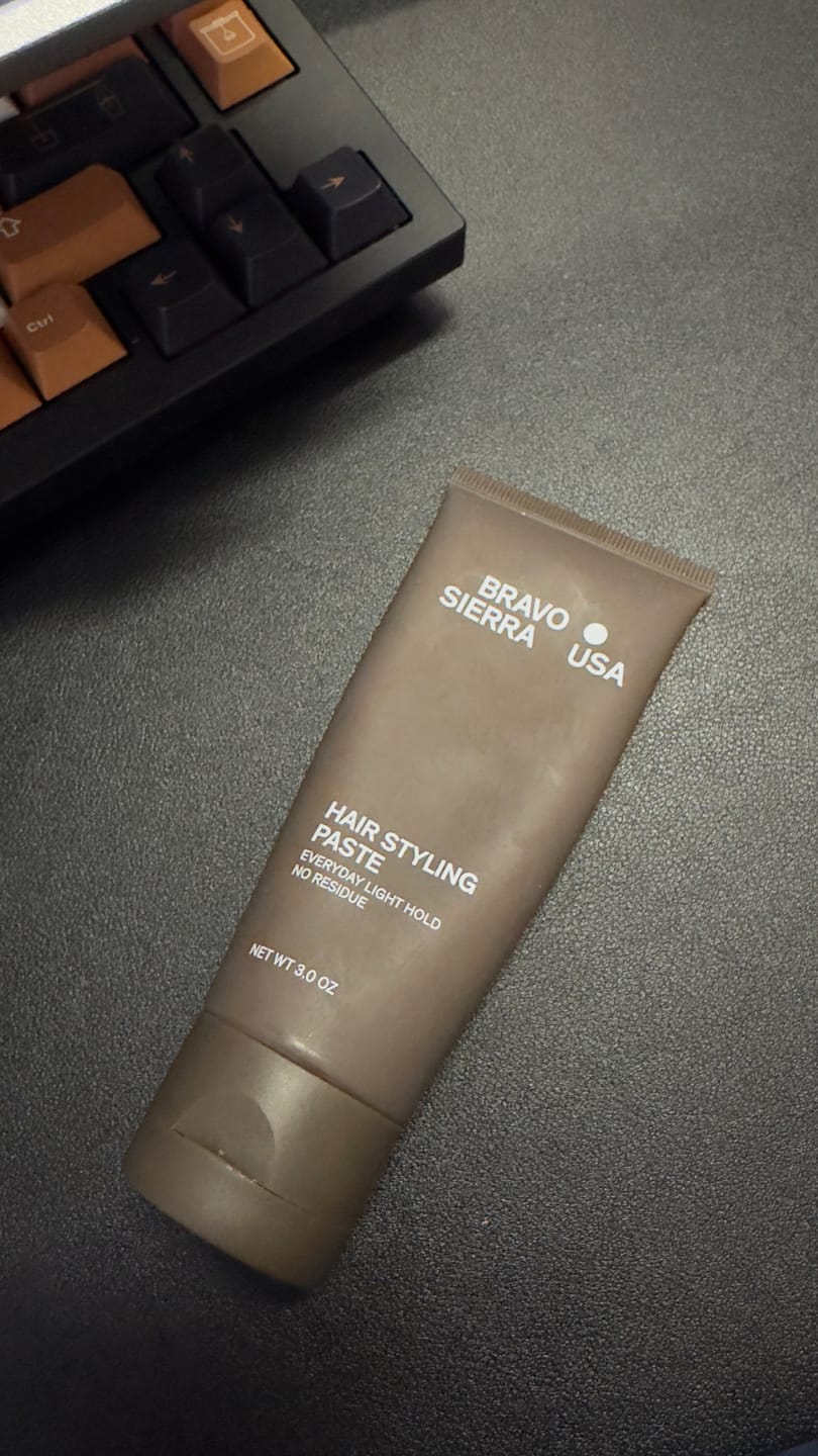 Customer photo review of Bravo Sierra Hair Styling Paste