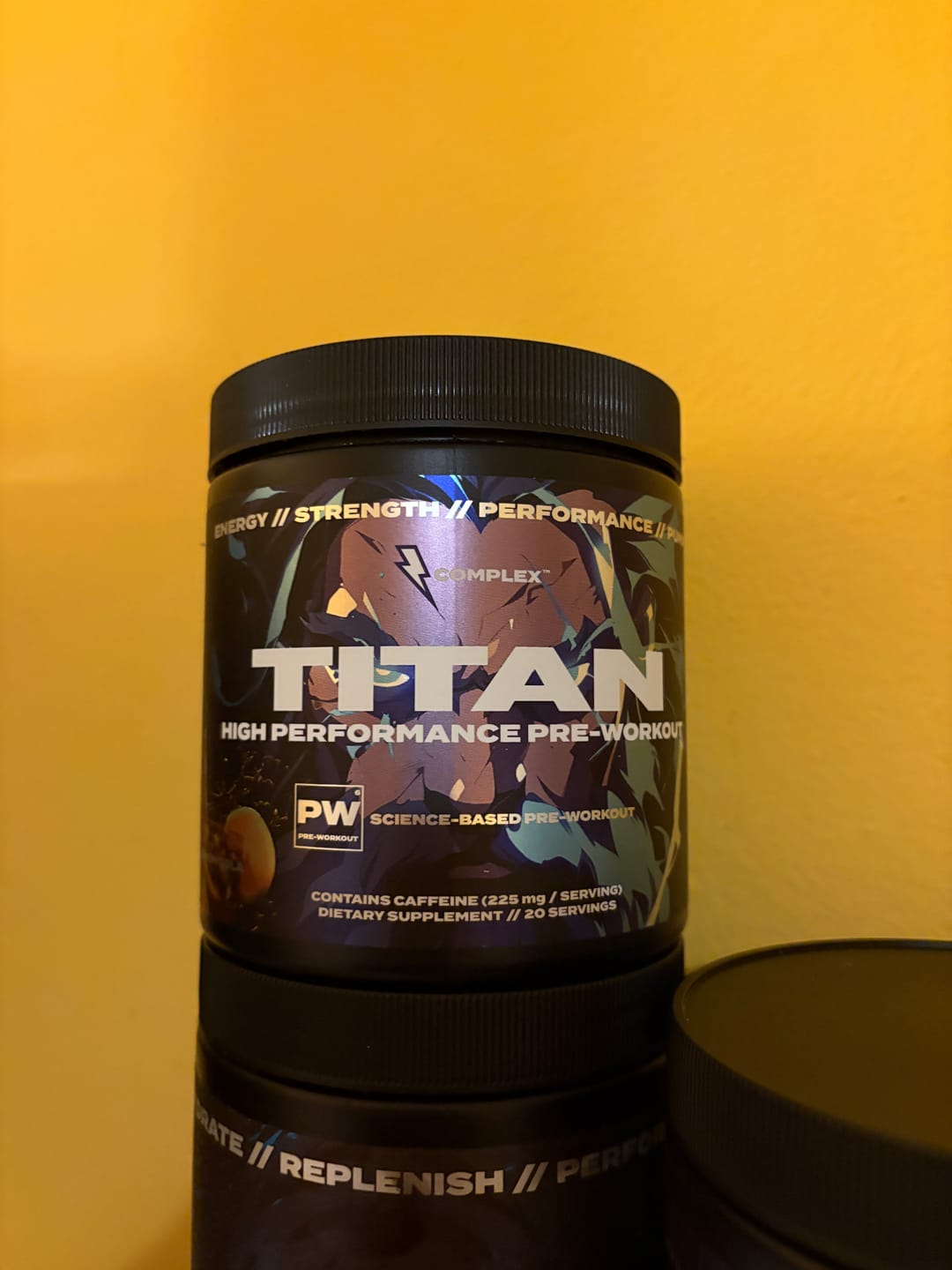 Customer photo review of Titan Pre-workout