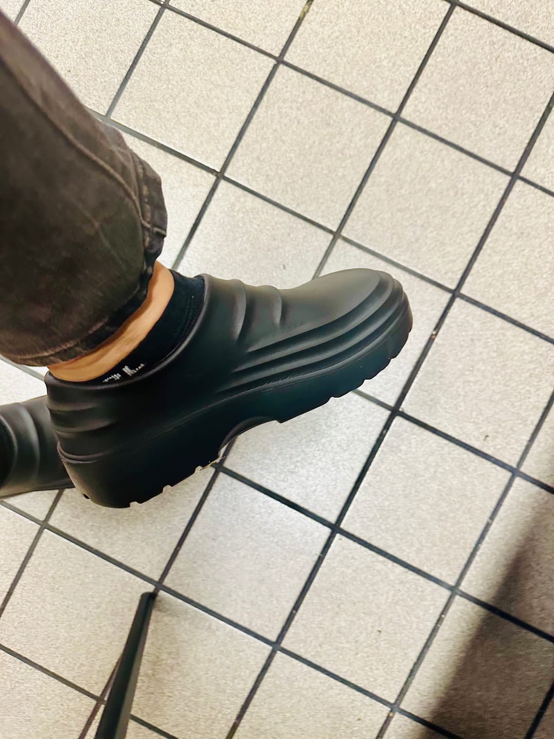 Customer photo review of The Snuggi Sandals