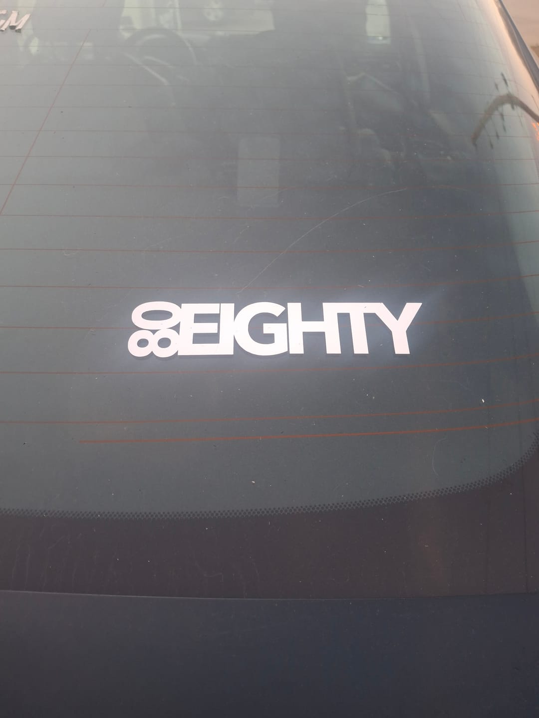 Customer photo review of 80Eighty® Bandaid Vinyl Sticker