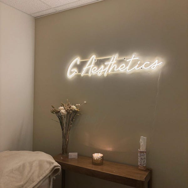 Customer photo review of Custom LED Neon Sign