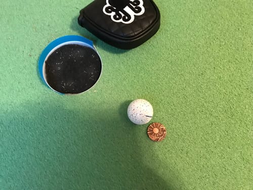 Customer photo review of Hinode Legacy Ball Marker - Copper