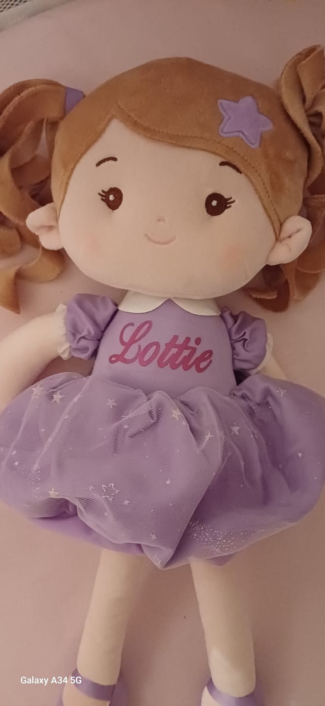 Customer photo review of Personalized Princess Starlet - Purple