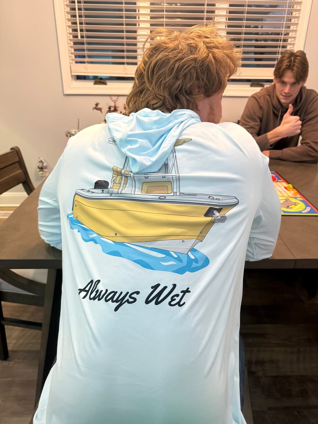 Customer photo review of Custom Dri-Fit Fishing Hoodies