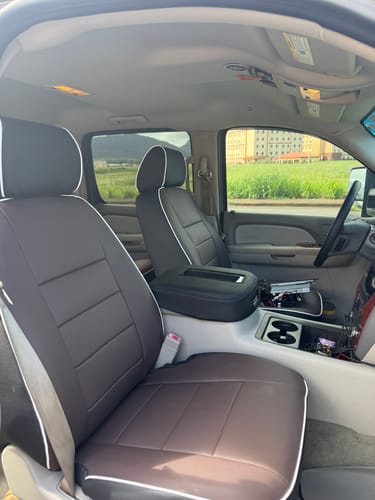 Customer photo review of Custom Fit Center Console Cover