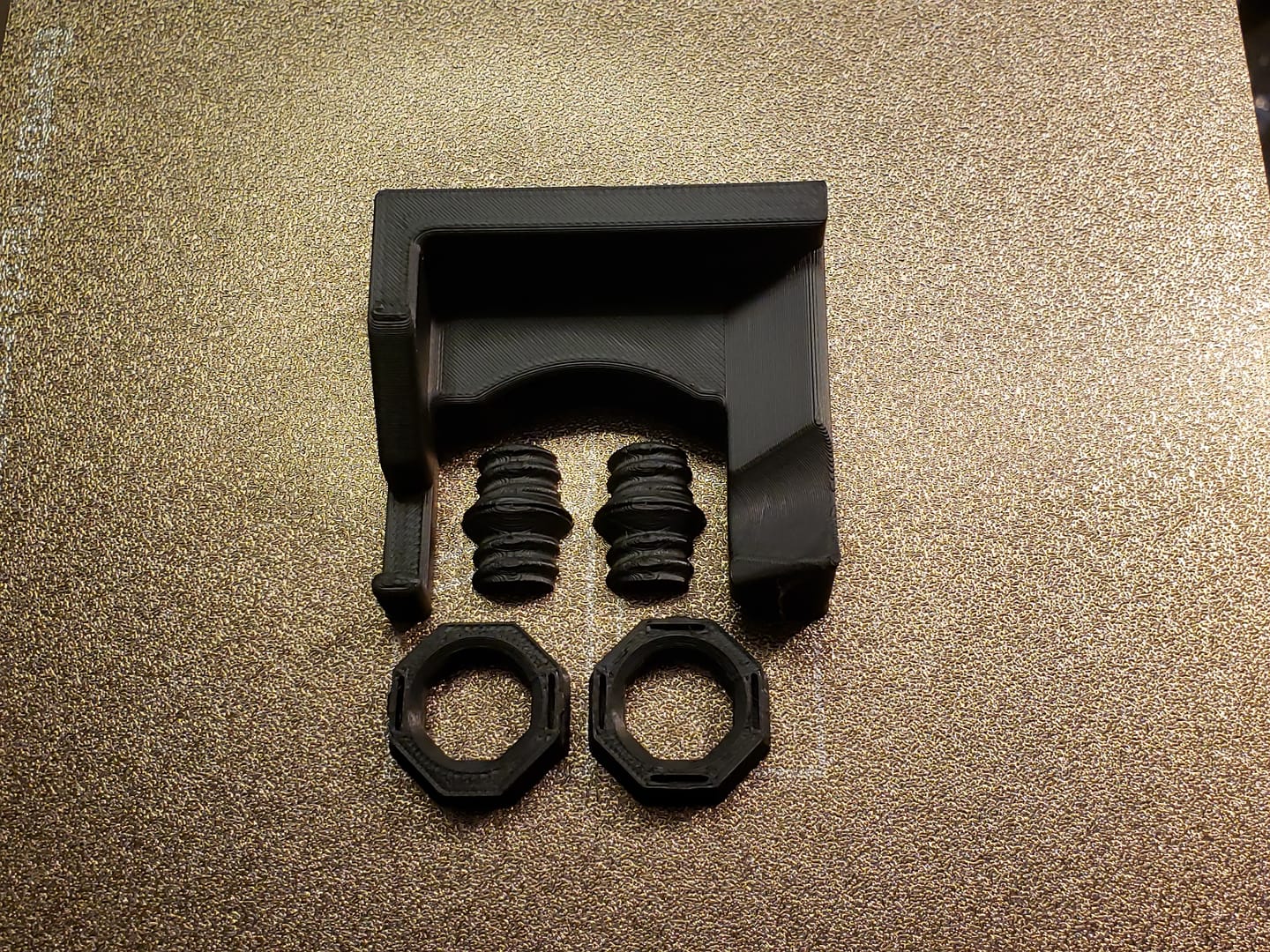 Customer photo review of Black PETG Filament 1.75mm 1kg