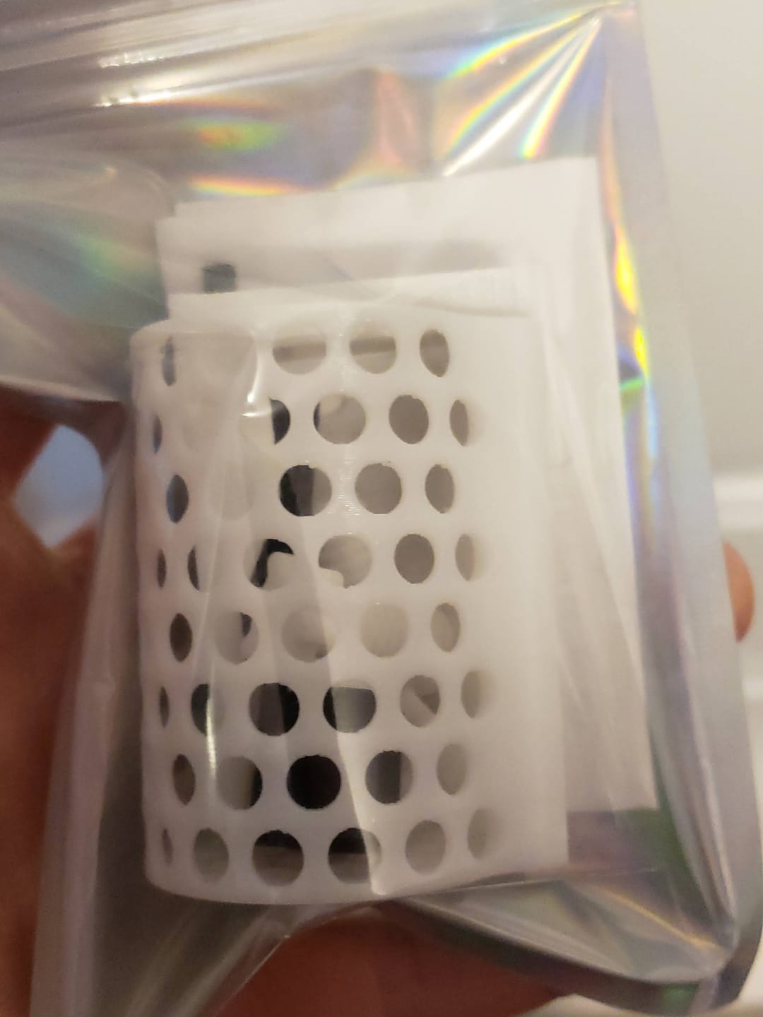 Customer photo review of Cloudy White PETG Filament 1.75mm 1kg