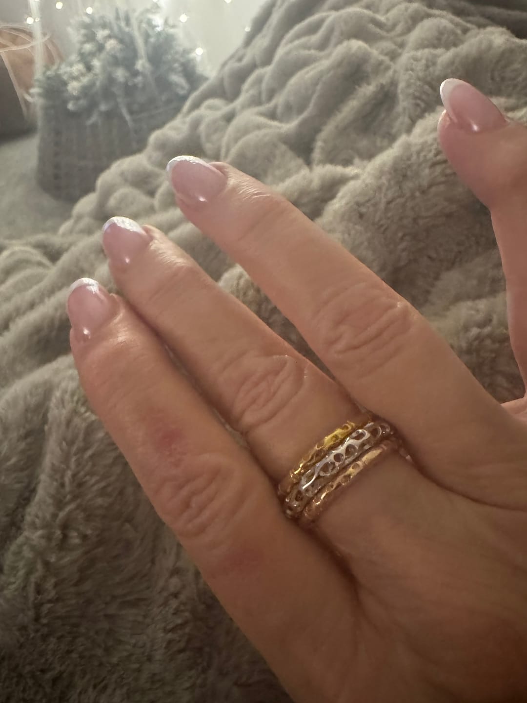 Customer photo review of Allegro Stacking Band Ring