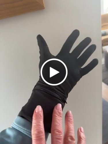 Customer video review of Toasty Touch® Ultra Thin Heated Gloves