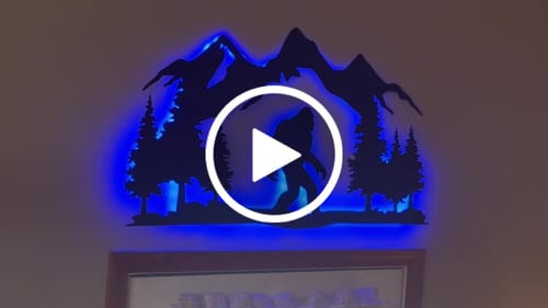 Customer video review of Bigfoot - Metal Wall Art