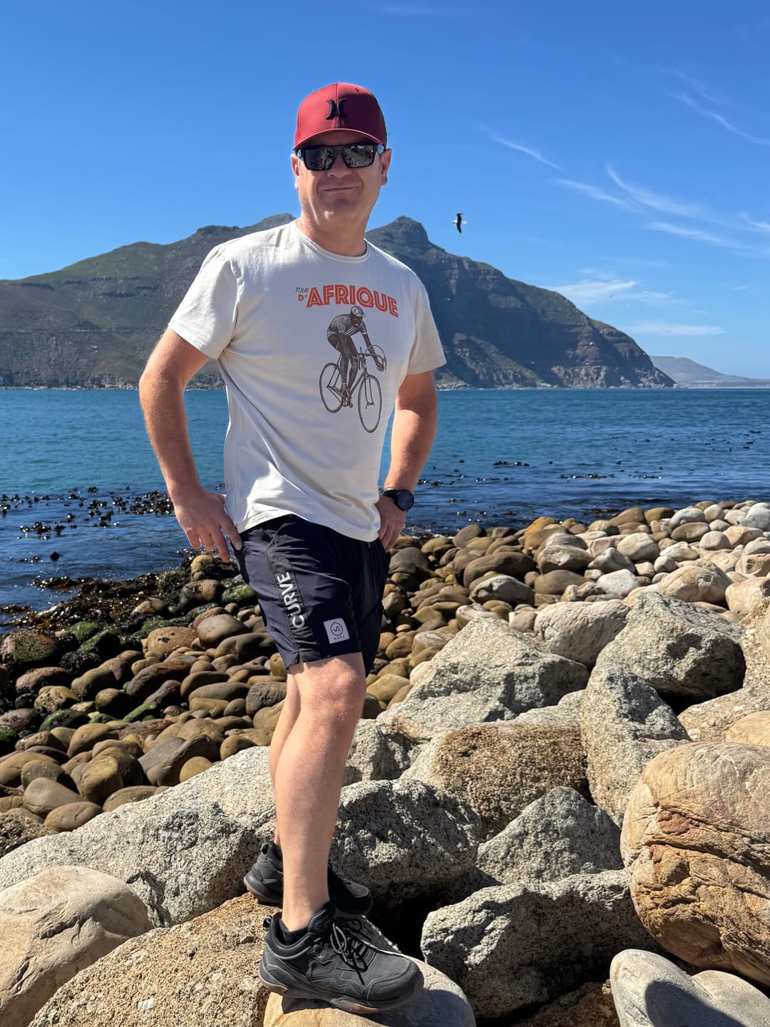 Customer photo review of W.O.R.K Ripstop Reflective Shorts 6 Inch Navy