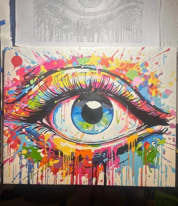 Customer photo review of Colorful Glare