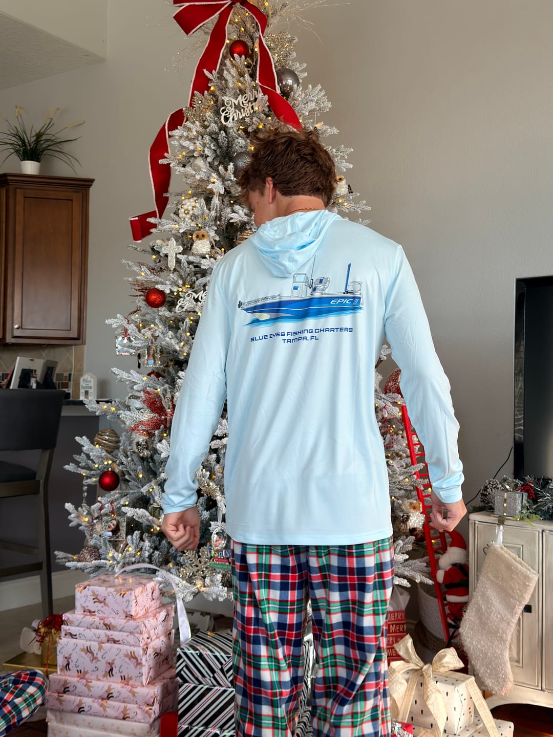 Customer photo review of Custom Dri-Fit Fishing Hoodies
