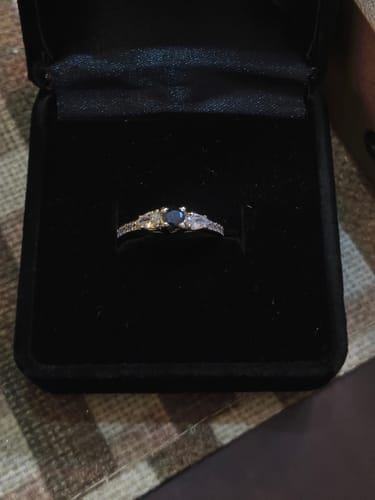 Customer photo review of SAPPHIRE OCEAN RING
