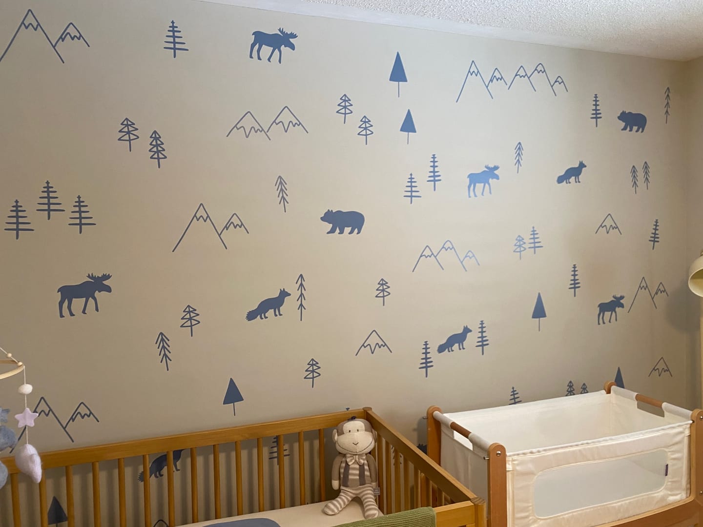 Customer photo review of Wilderness Wall Decals