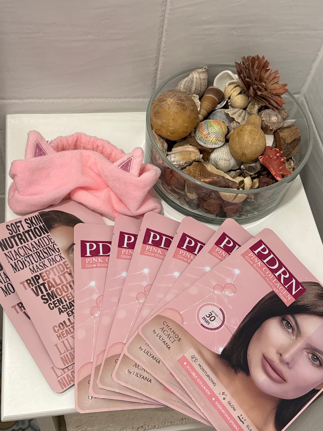Customer photo review of PDRN Озаряващ Бустер - Абсорбираща Хидрогел Маска Chamos ACACI by Lilyana