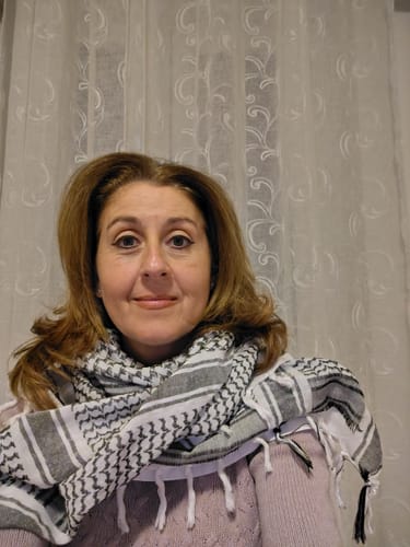 Customer photo review of Black & White Keffiyeh
