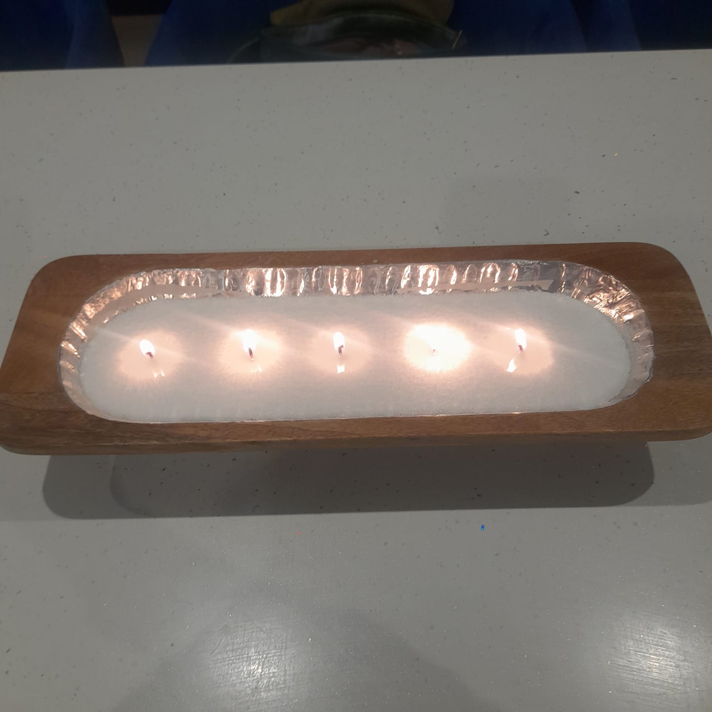 Customer photo review of 3-Pack Candle Sand +60 wicks by Candlera®