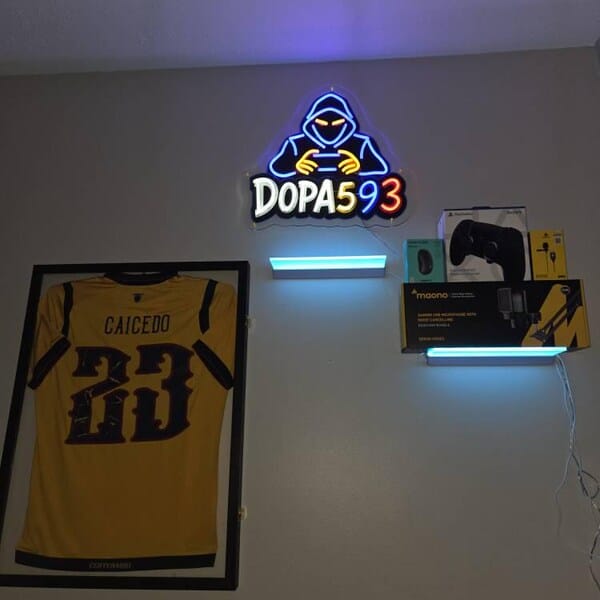 Customer photo review of Custom LED Neon Sign