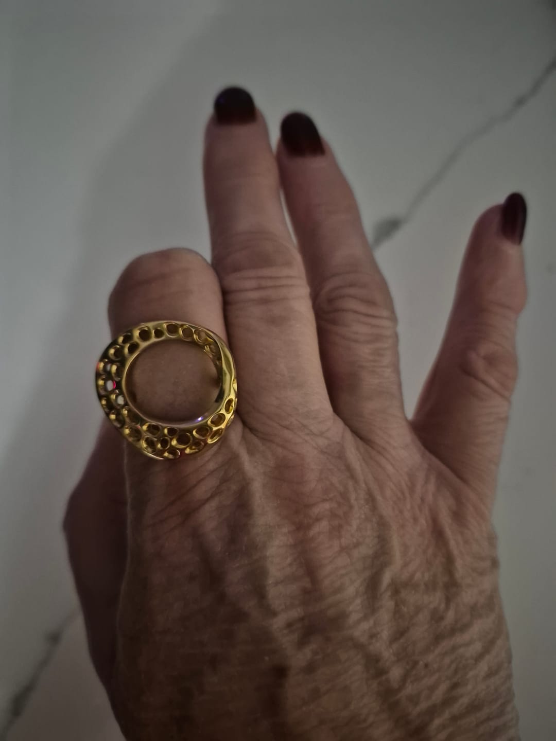 Customer photo review of Allegro Stacking Band Ring
