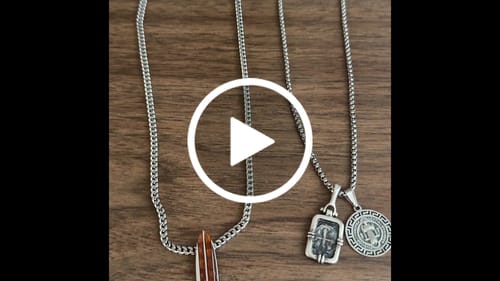 Customer video review of 3mm Thin Franco Link Chain