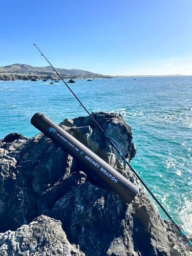 Customer photo review of 12ft "Secret Weapon" Crab Snare/Surf No Excuses Travel Rod, 5-Piece Heavy Action