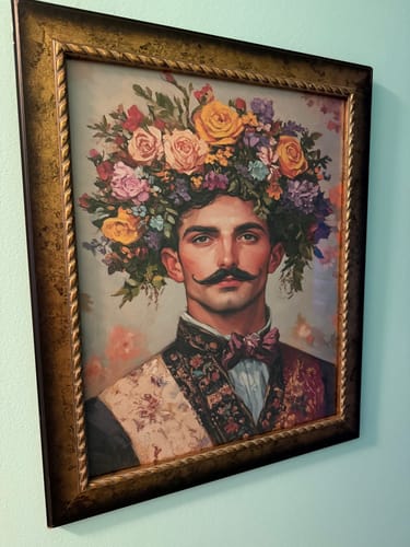 Customer photo review of Victorian Gentleman Print