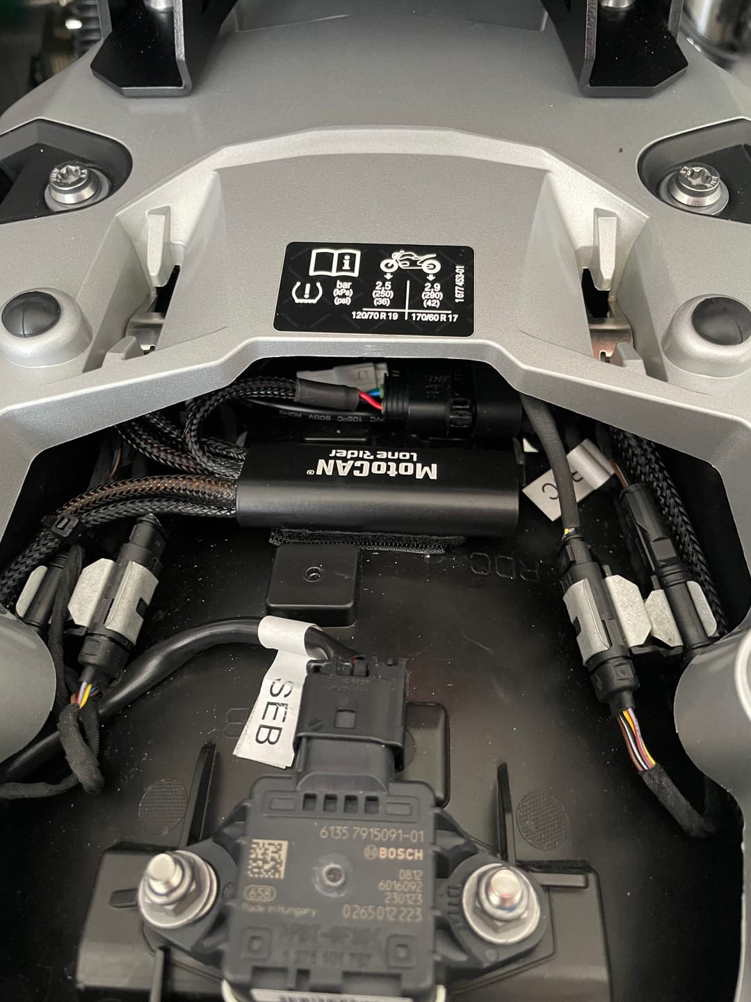 Customer photo review of MotoCAN® – Motorcycle Accessories Manager