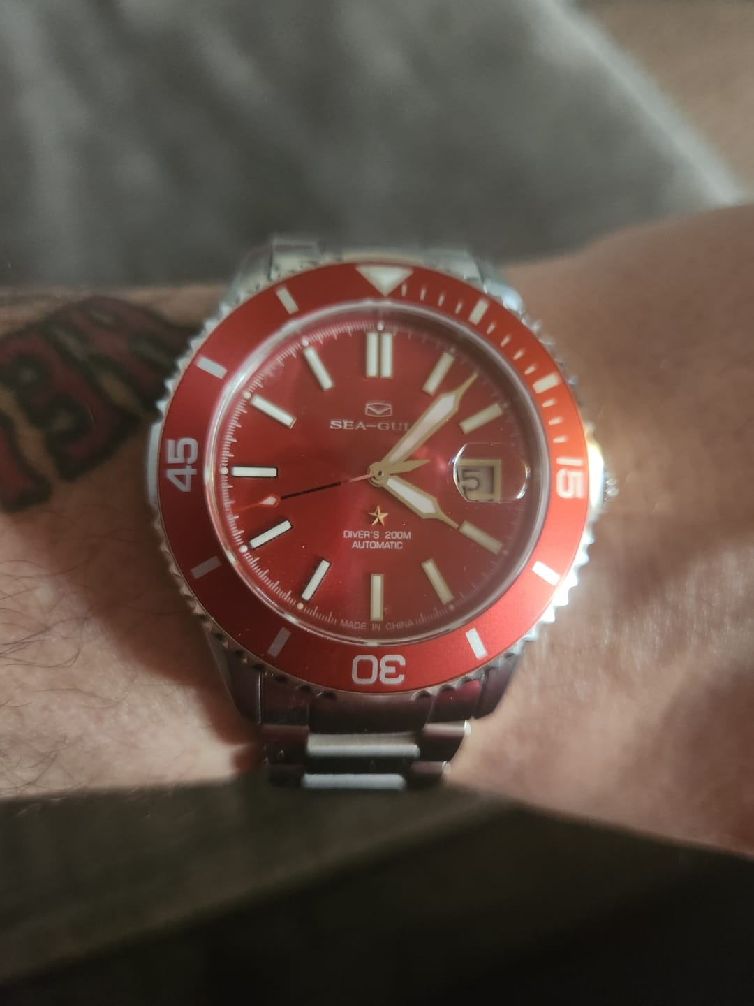 Customer photo review of Ocean Series Diving Watch 44mm