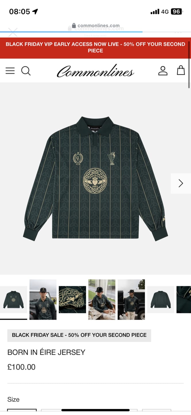 Customer photo review of Born In Éire Jersey
