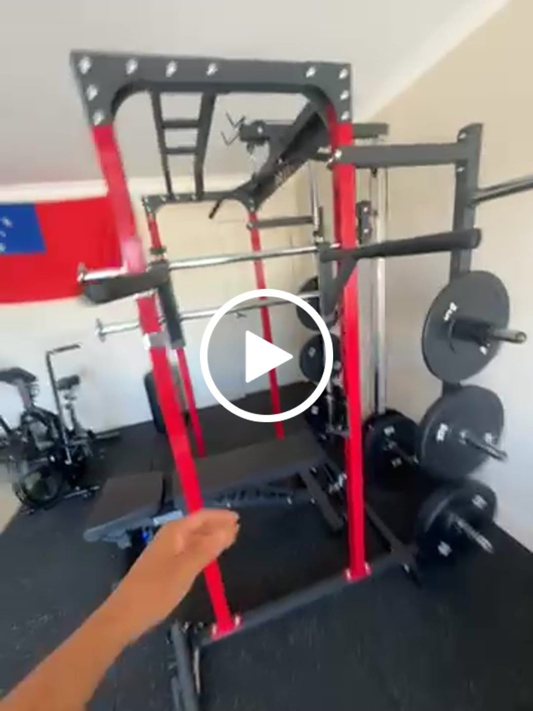 Customer video review of BRIXX Zeus 5000 Power Rack, Bench, Plates & Barbell Package