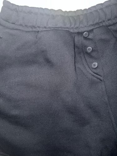 Customer photo review of Wide Leg Sweat Shorts