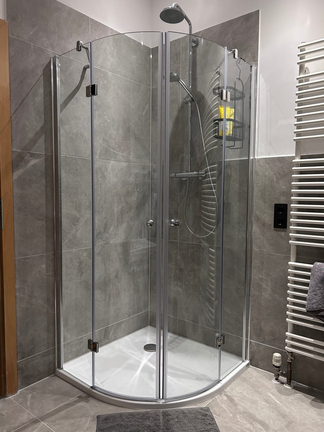 Customer photo review of Runddusche Viertelkreis 8mm SR-008