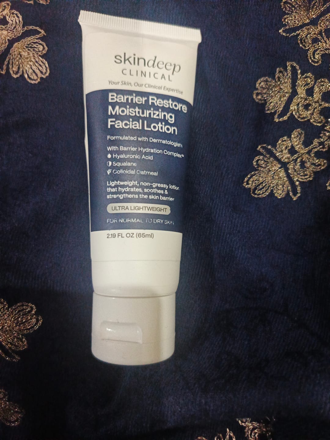 Customer photo review of Barrier Restore Moisturizing Facial Lotion