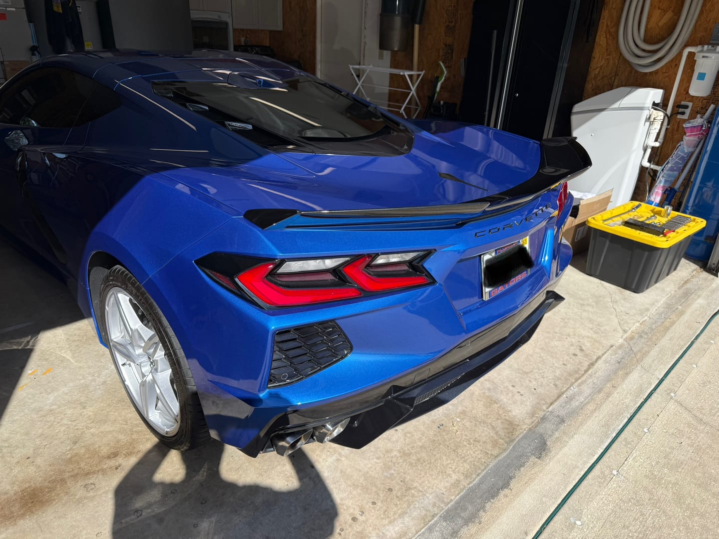 Customer photo review of Z06 Visible Package Corvette C8 Stingray Rear Spoiler