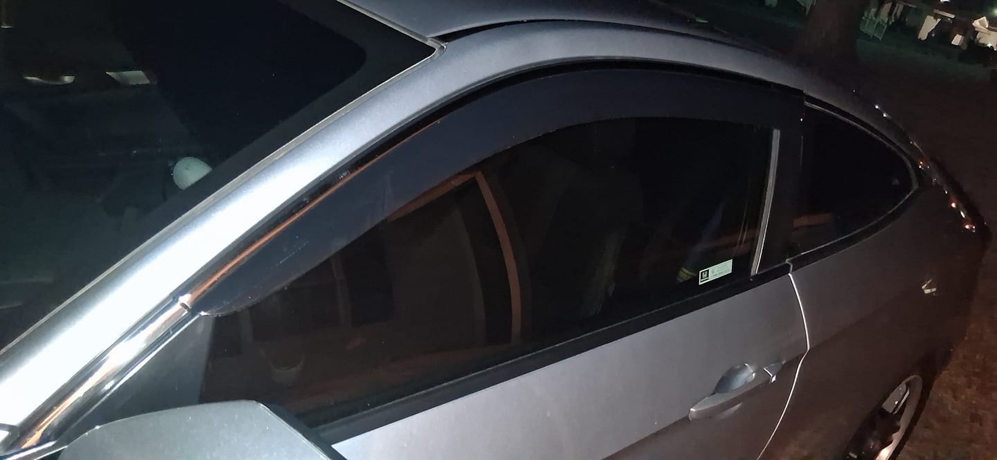 Customer photo review of 2016-20 Honda Civic Coupe Window Visors Wind Deflectors Rain Guards