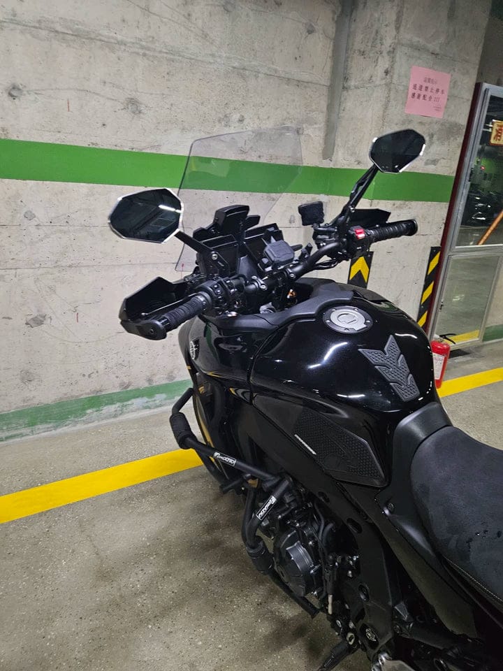Customer photo review of LOBOO RM02 CNC Foldable Mirrors for Adventure Bikes | Anti-Glare Wide Angle Lens