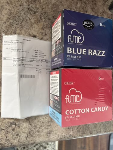 Customer photo review of Fume E-Liquid l Salt Nicotine 5% Nic 30 ML