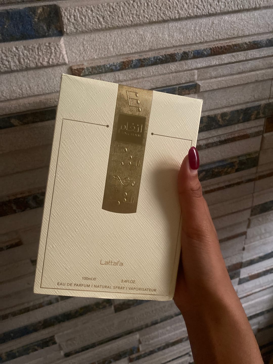 Customer photo review of PERFUME ANGHAM LATTAFA - 100ML