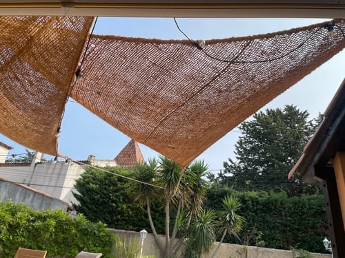 Customer photo review of Toldo fibra de coco