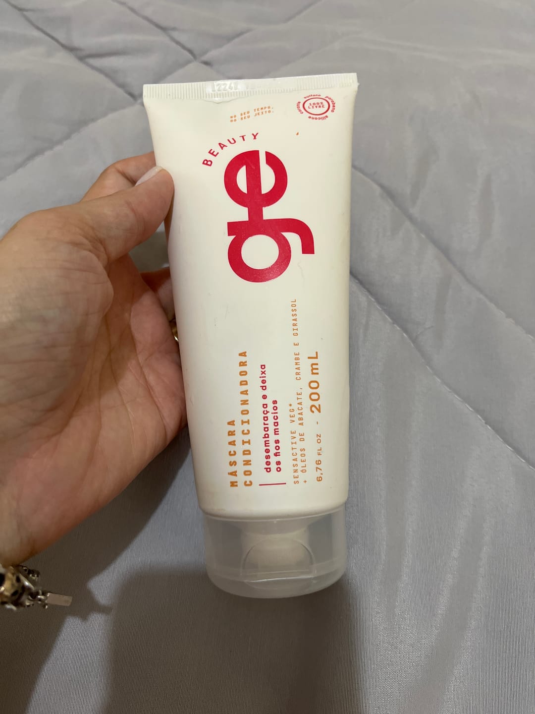 Customer photo review of máscara condicionadora