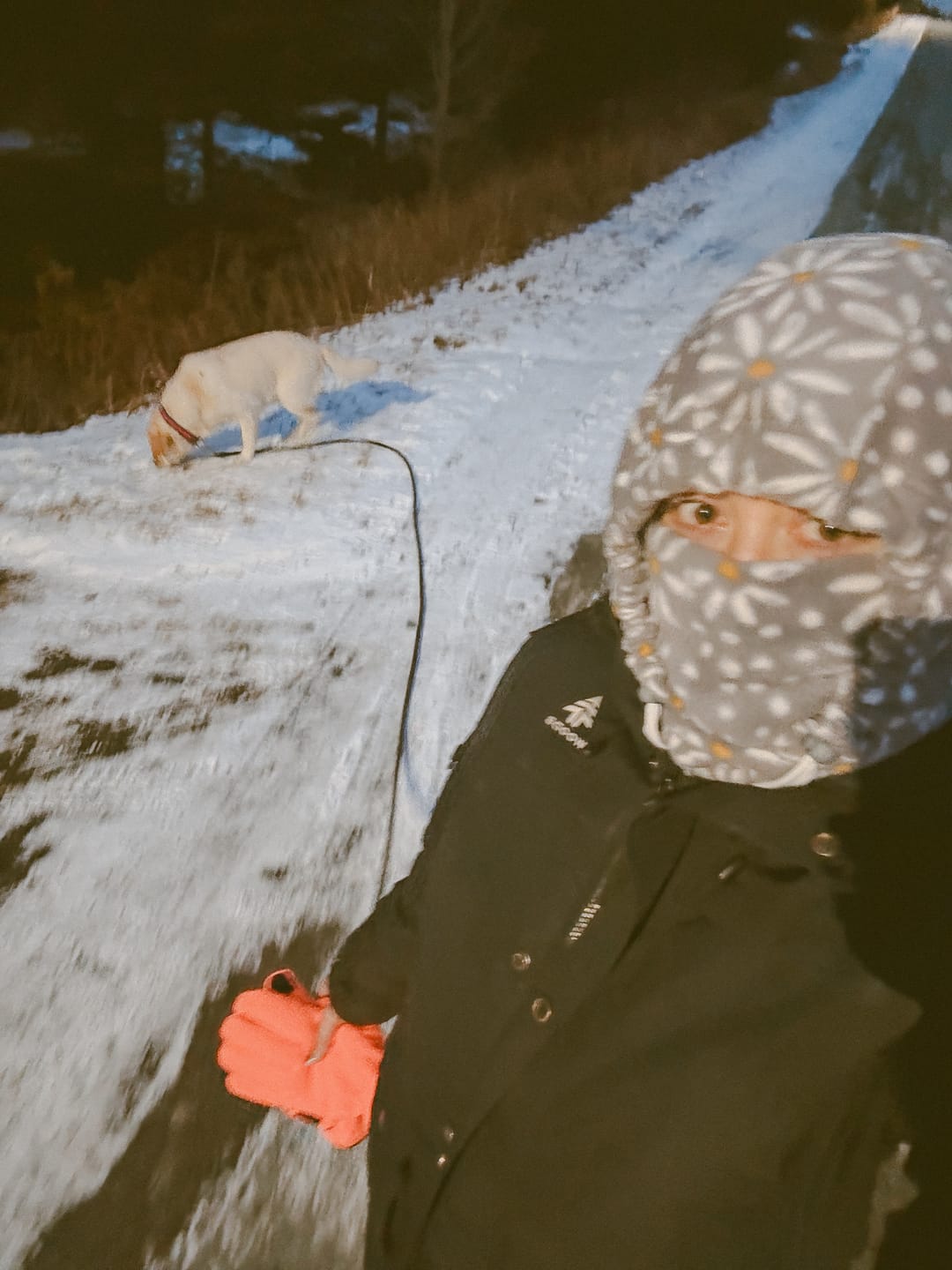 Customer photo review of Fleece Hood