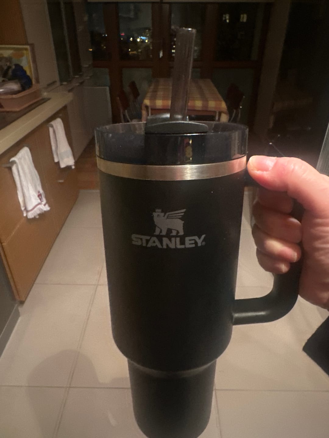 Customer photo review of Stanley Quencher Pipetli Termos Bardak Siyah 1.18 L