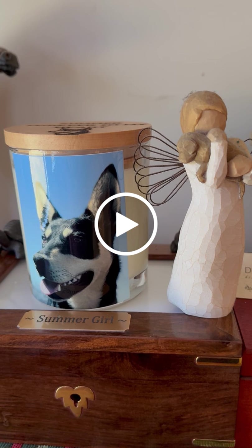 Customer video review of Add Your Own Custom Image Personalised Xlarge Candle