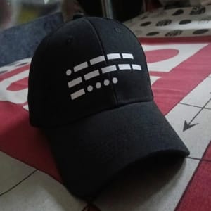 Customer photo review of 106 Morse Code-Black Cap