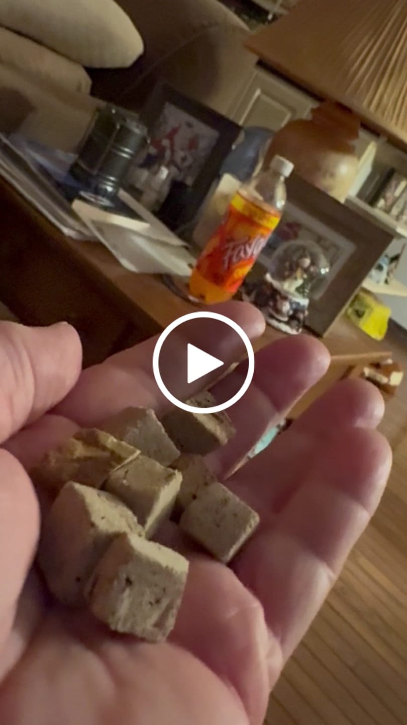 Customer video review of Freeze Dried Beef Liver 100g / 3.5oz