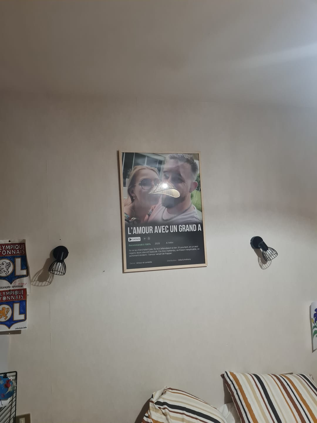 Customer photo review of Notre Propre Film - Affiche personnalisée